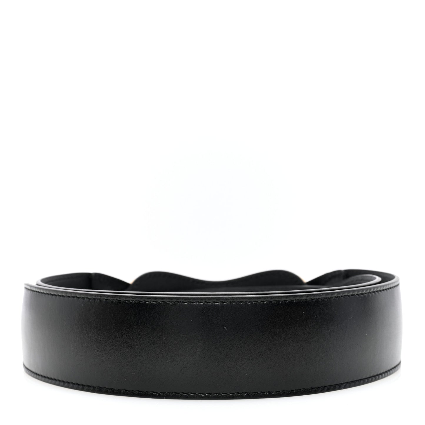 Efesto Leather Horsebit 25mm Belt 90 36 Black
