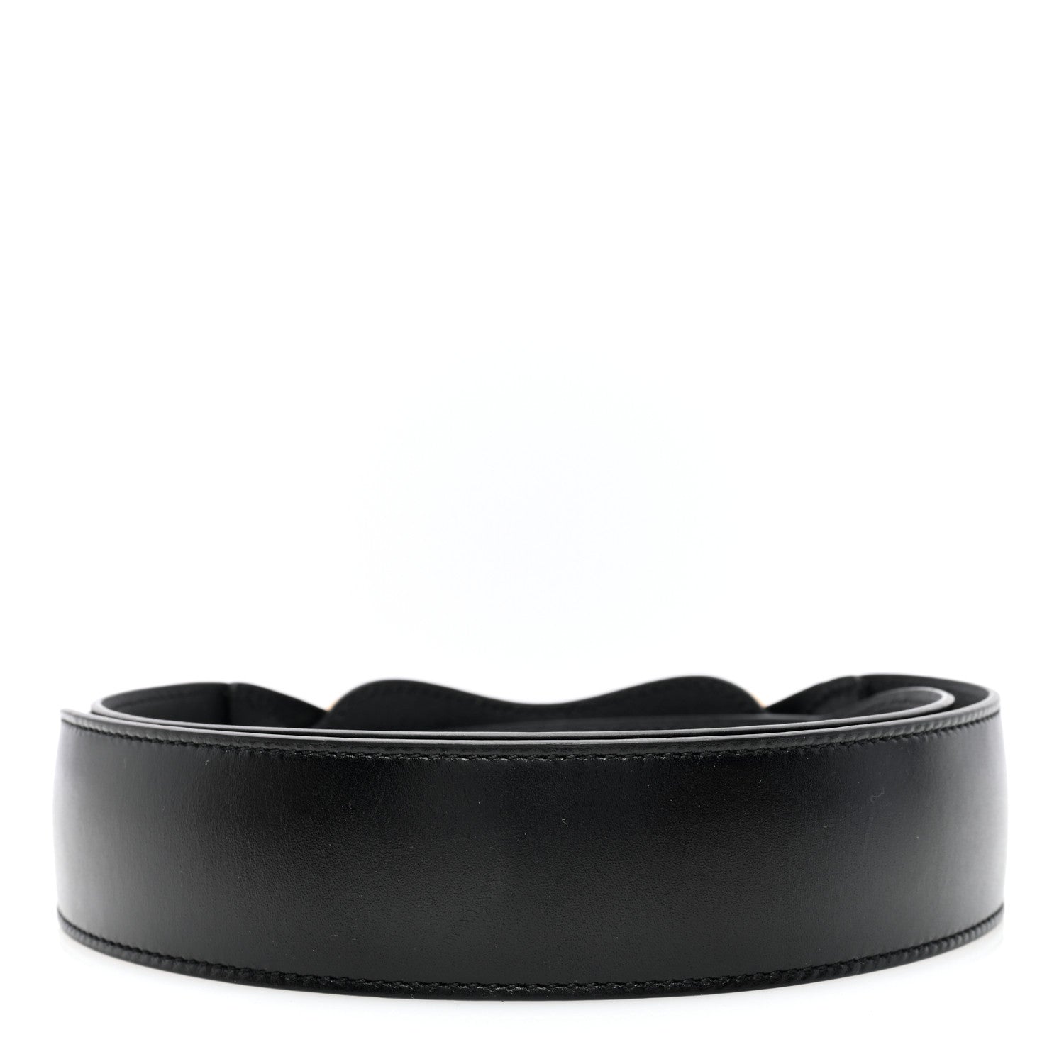 Gucci Efesto Leather Horsebit 25mm Belt 90 36 Black 2 of 4