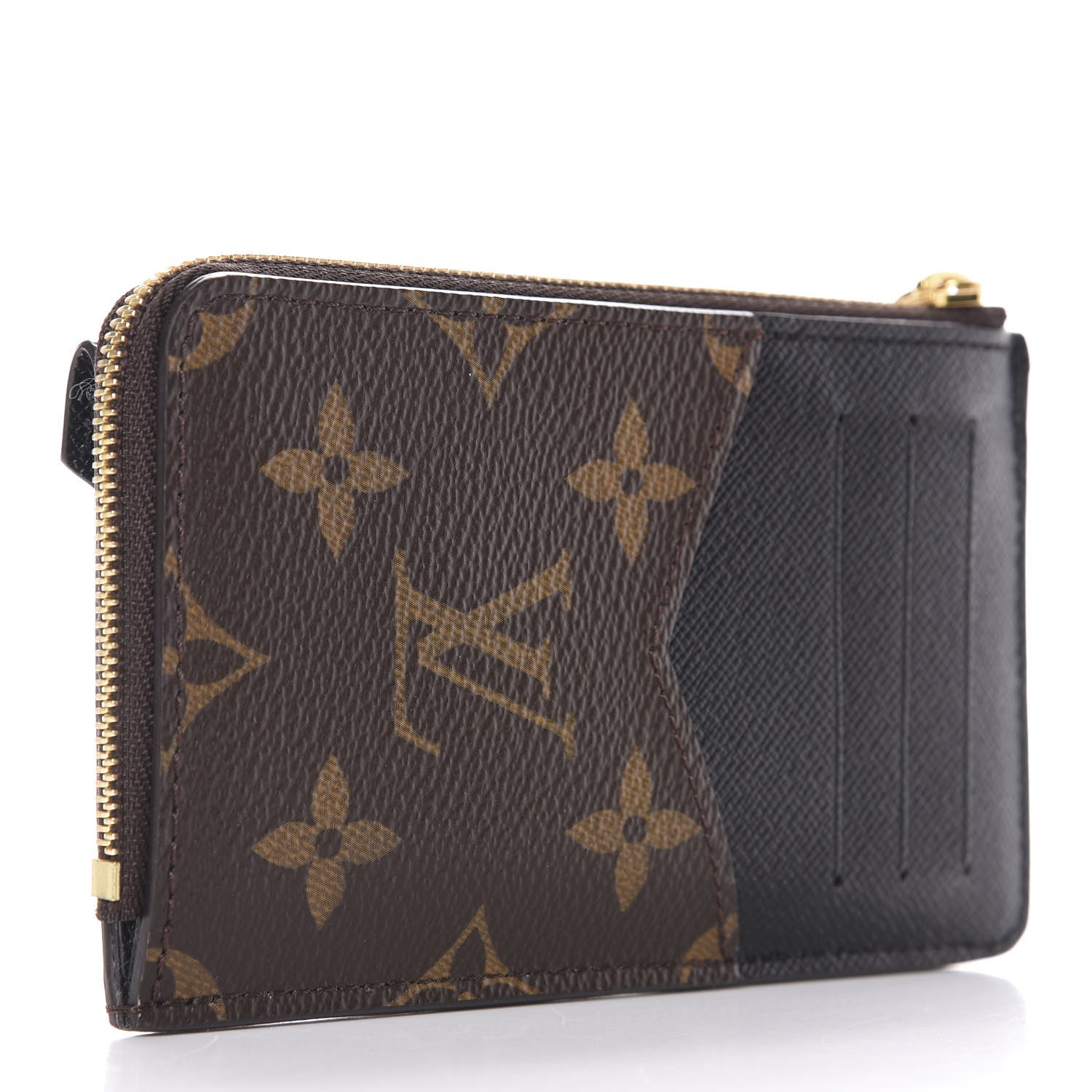 Louis Vuitton Monogram Recto Verso Card Holder Black 3 of 7