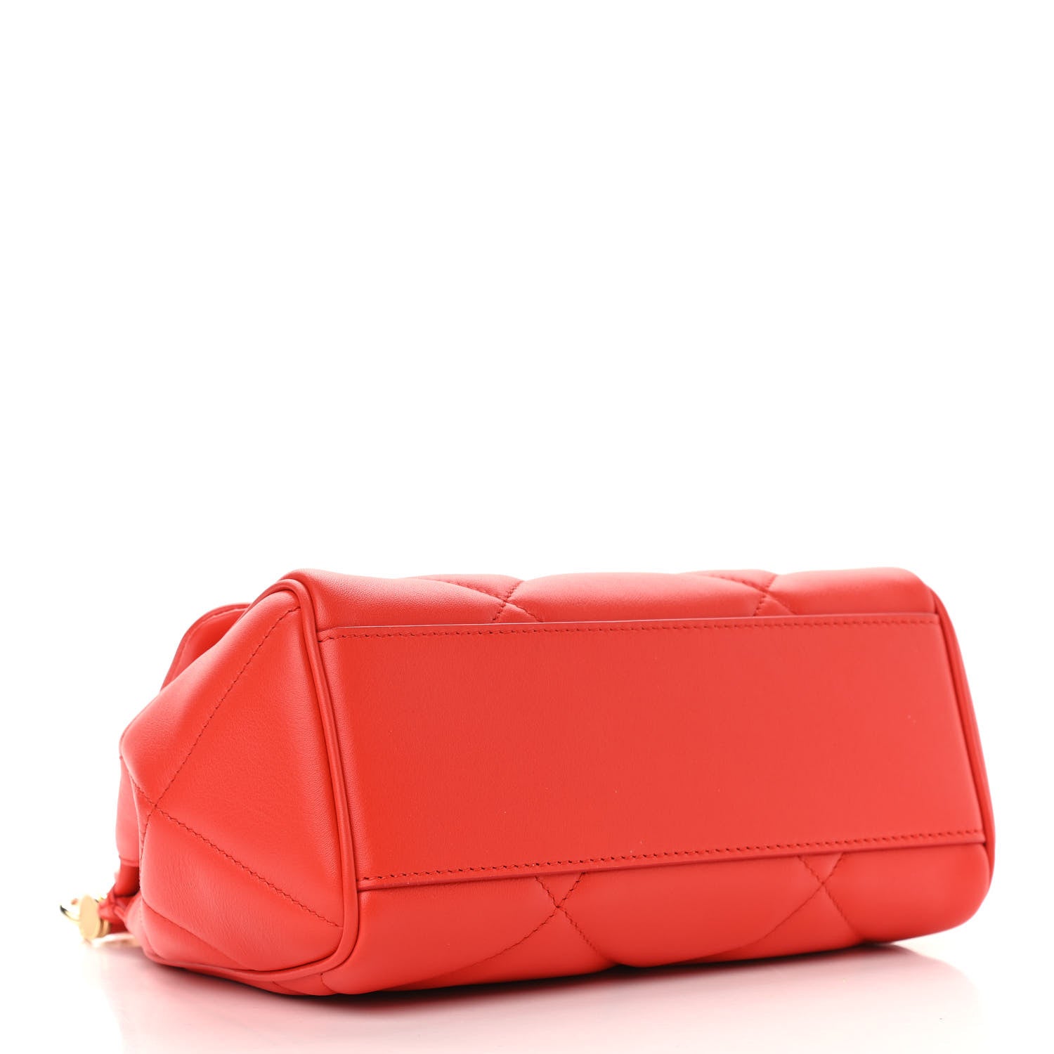 Dolce & Gabbana Calfskin Quilted Small Miss Sicily Satchel Red 4 of 9