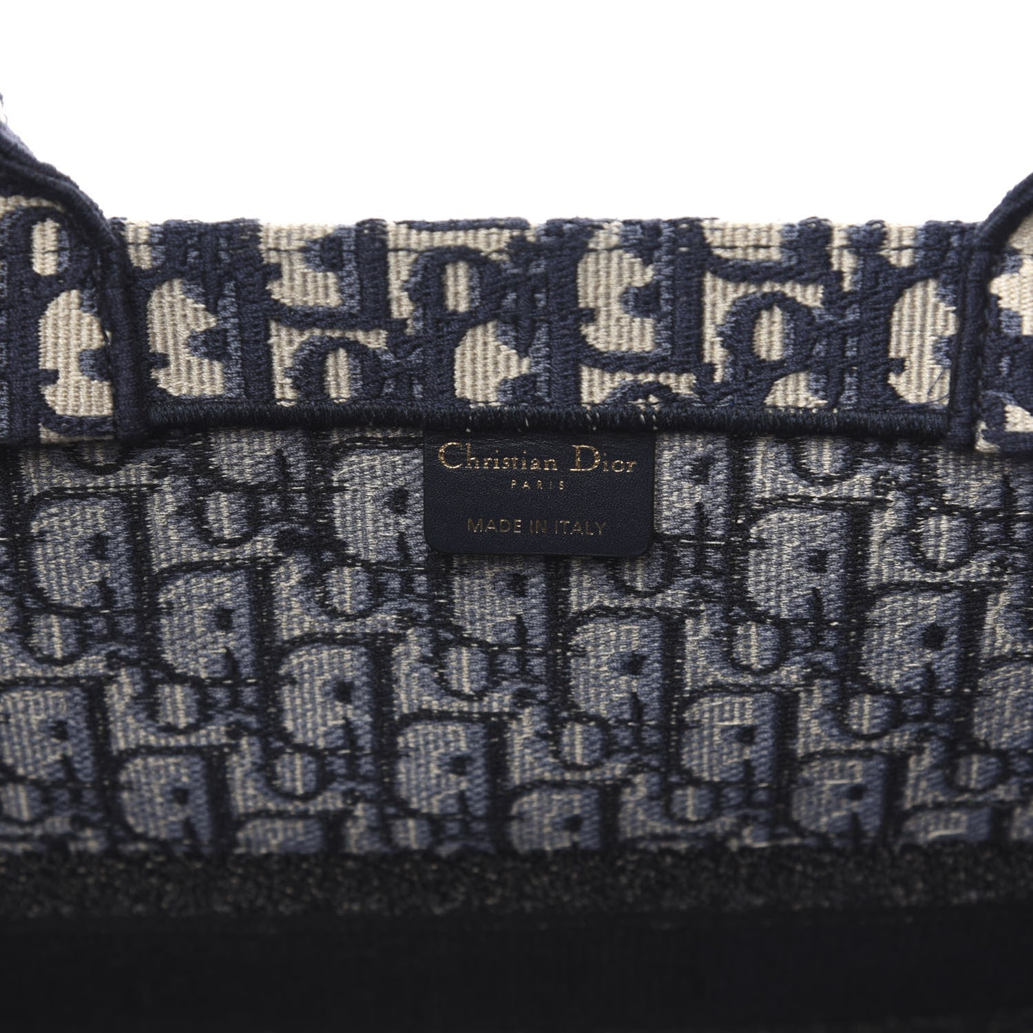 Christian Dior Oblique Book Tote Blue Multicolor 9 of 11