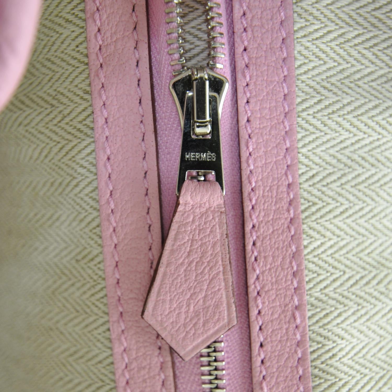 Hermes Buffalo Leather Garden Party Tote 36 5P Pink 9 of 10