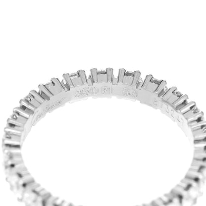 Cartier Platinum Diamond 1.56ct Eternity Ring 53 6.5 5 of 5
