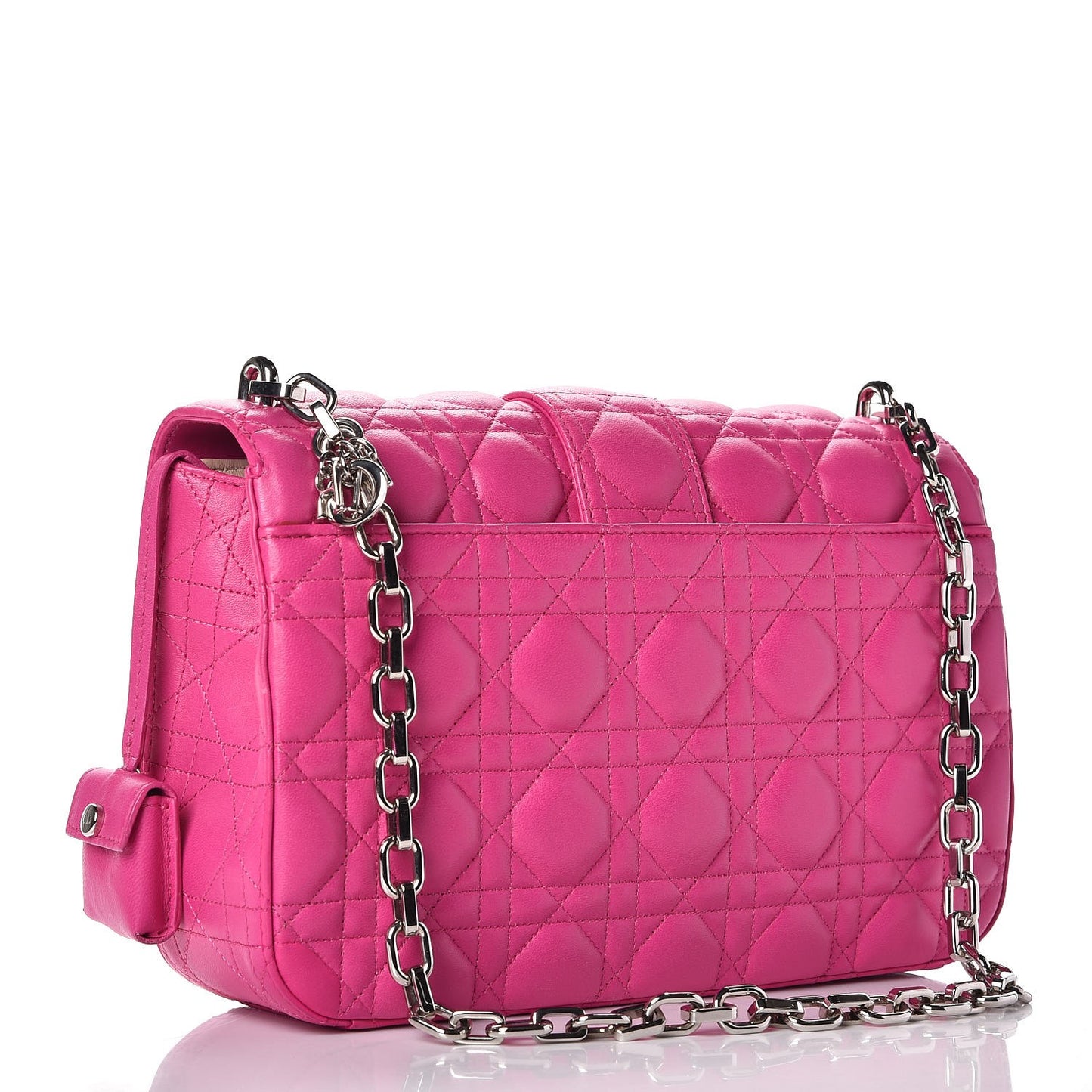 Lambskin Cannage Medium Miss Dior Flap Sorbet