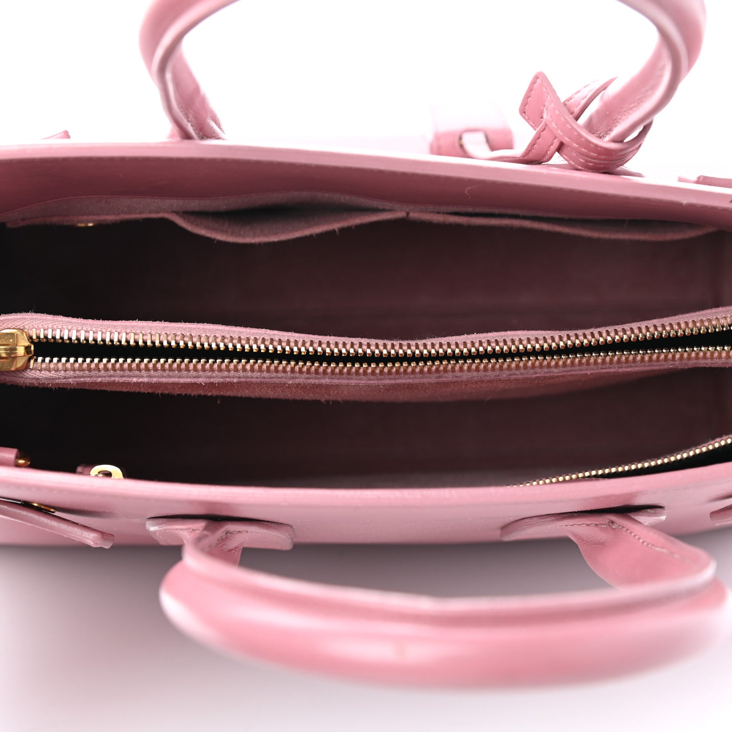 Calfskin Small Sac De Jour Dark Rose