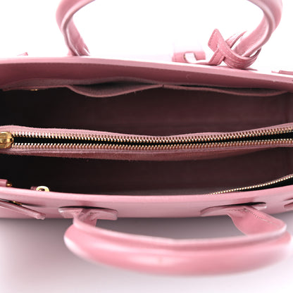 Saint Laurent Calfskin Small Sac De Jour Dark Rose 4 of 6