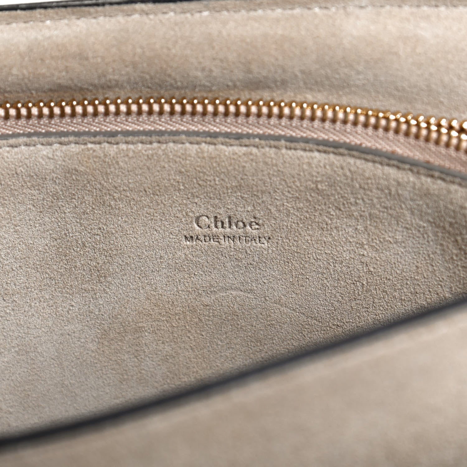 Chloe Suede Calfskin Medium Faye Shoulder Bag Tobacco 6 of 11