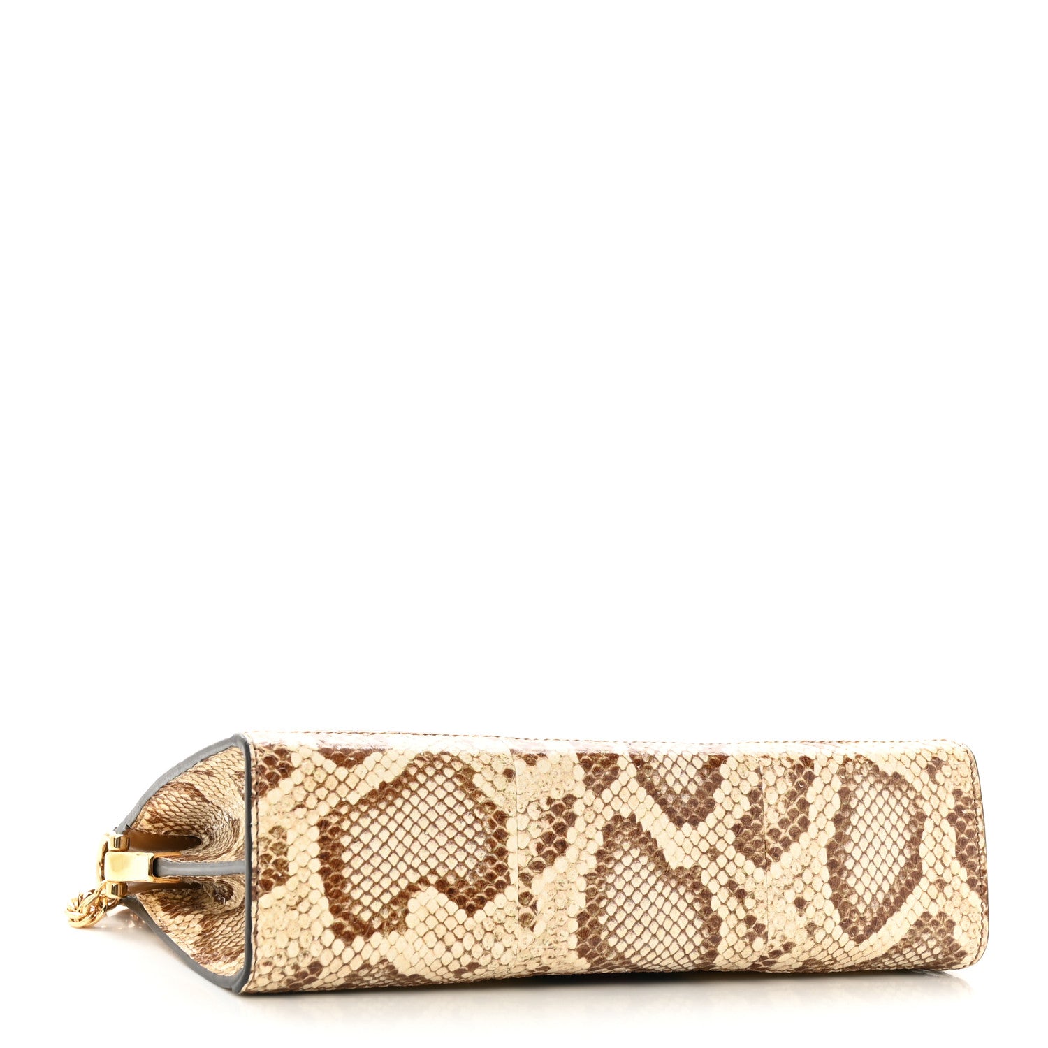 Gucci Raffia Elaphe GG Small Ophidia Chain Shoulder Bag Natural Cream Brown 4 of 10