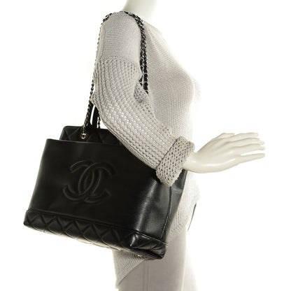 Chanel Caviar Medium Soft CC Top Handle Tote Black 2 of 8
