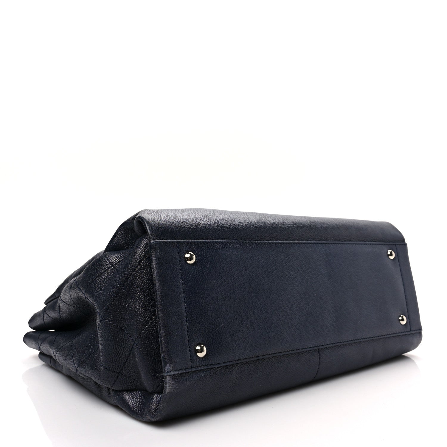 Chanel Caviar Executive Cerf Shopper Tote Navy 4 of 8