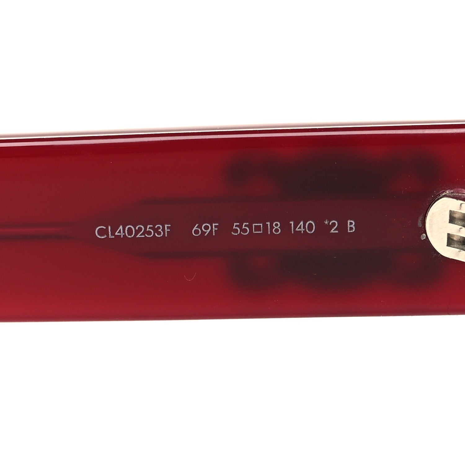 Celine Acetate Triomphe Sunglasses CL 40253F Red 6 of 7