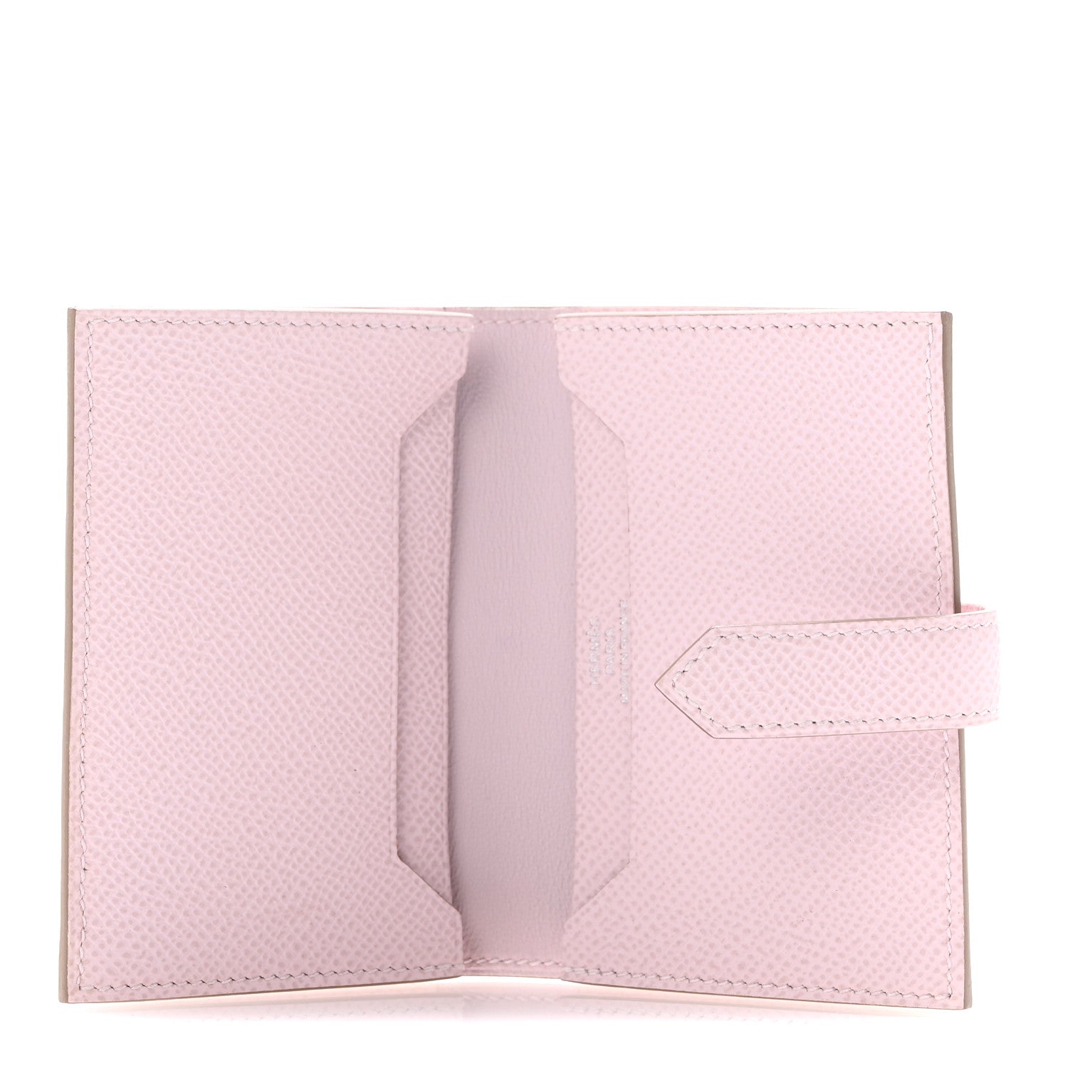 Hermes Epsom Bearn Card Holder Wallet Mauve Pale 5 of 10