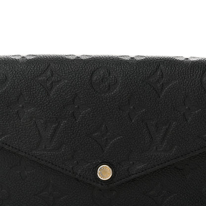 Louis Vuitton Empreinte Pochette Felicie Chain Wallet Black 7 of 17