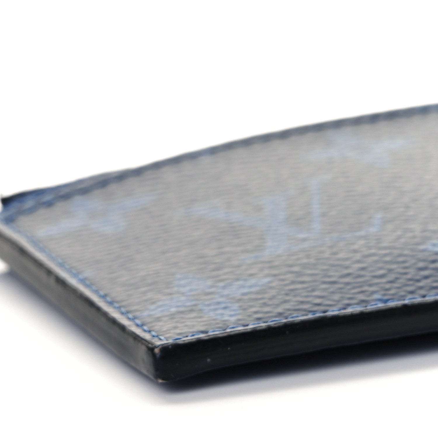 Louis Vuitton Monogram Taiga Coin Card Holder Cobalt 7 of 8