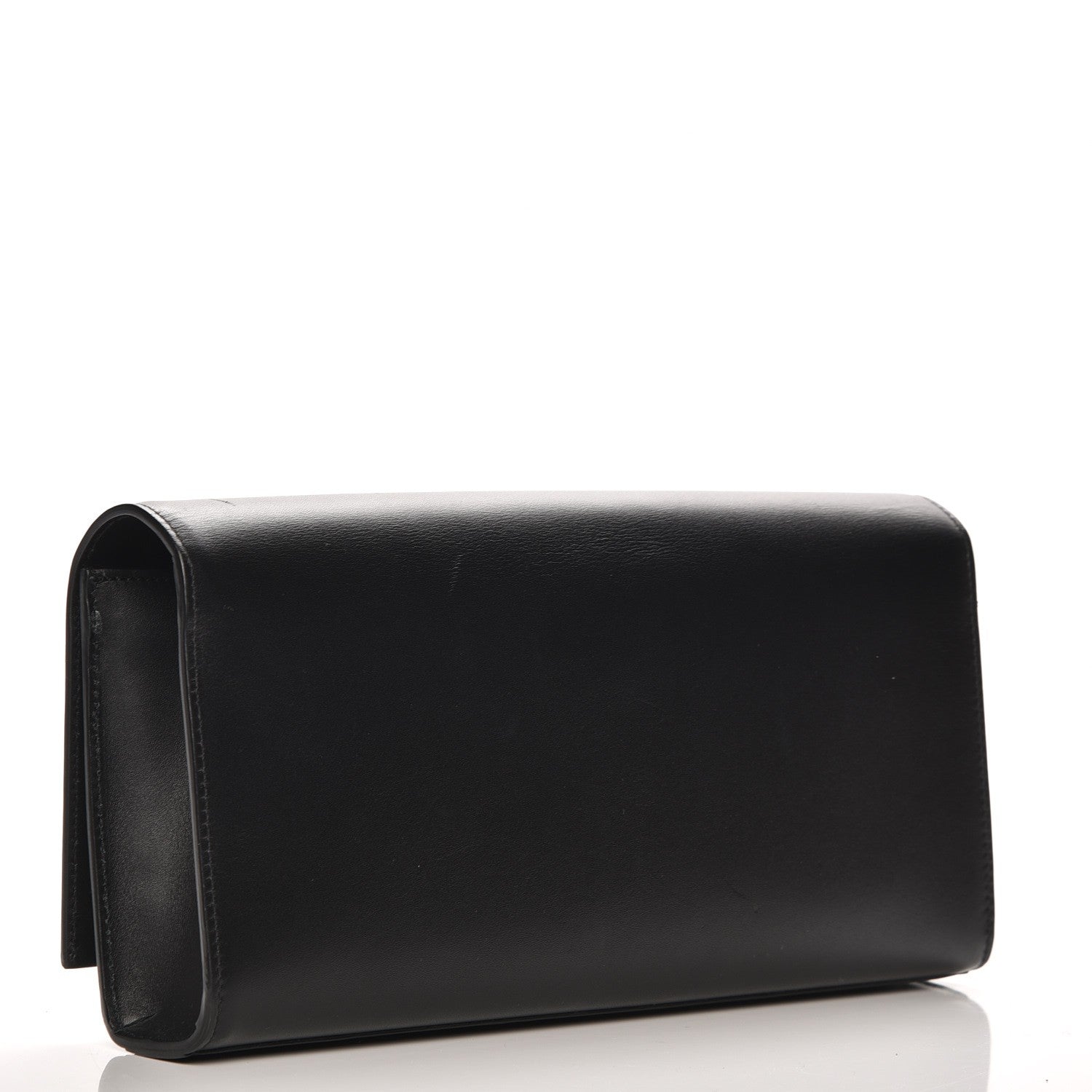 Saint Laurent Calfskin Classic Monogram Tassel Clutch Black 3 of 6