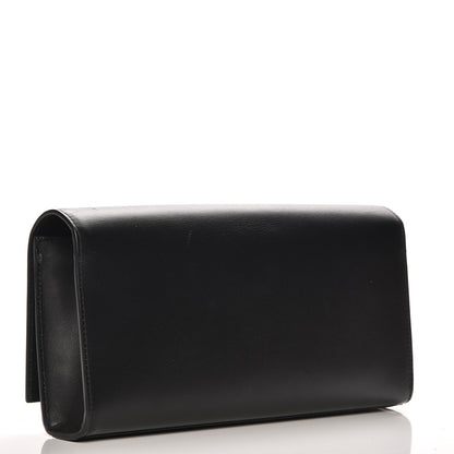 Saint Laurent Calfskin Classic Monogram Tassel Clutch Black 3 of 6