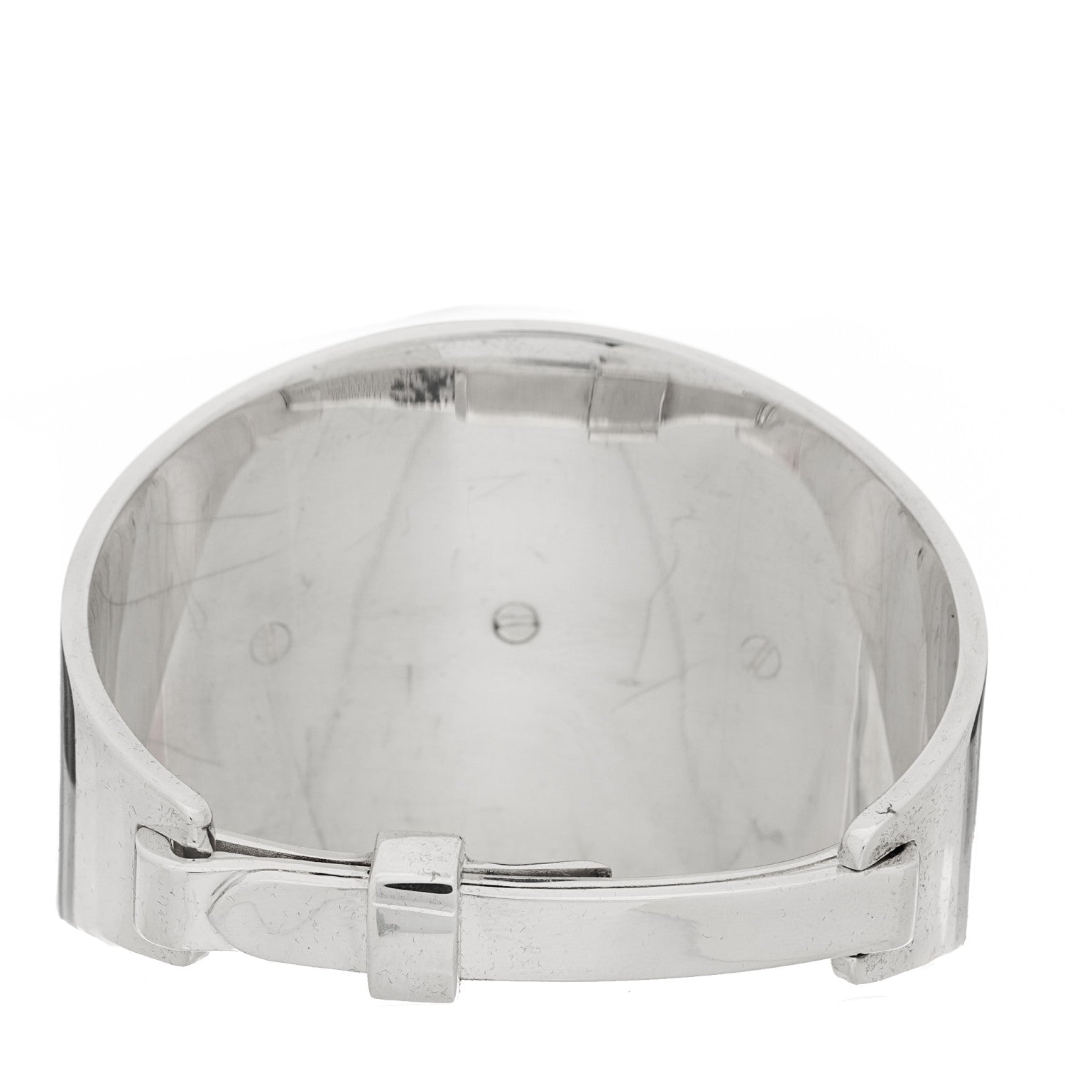 Hermes Sterling Silver Collier De Chien Rock Bracelet SH 2 of 4