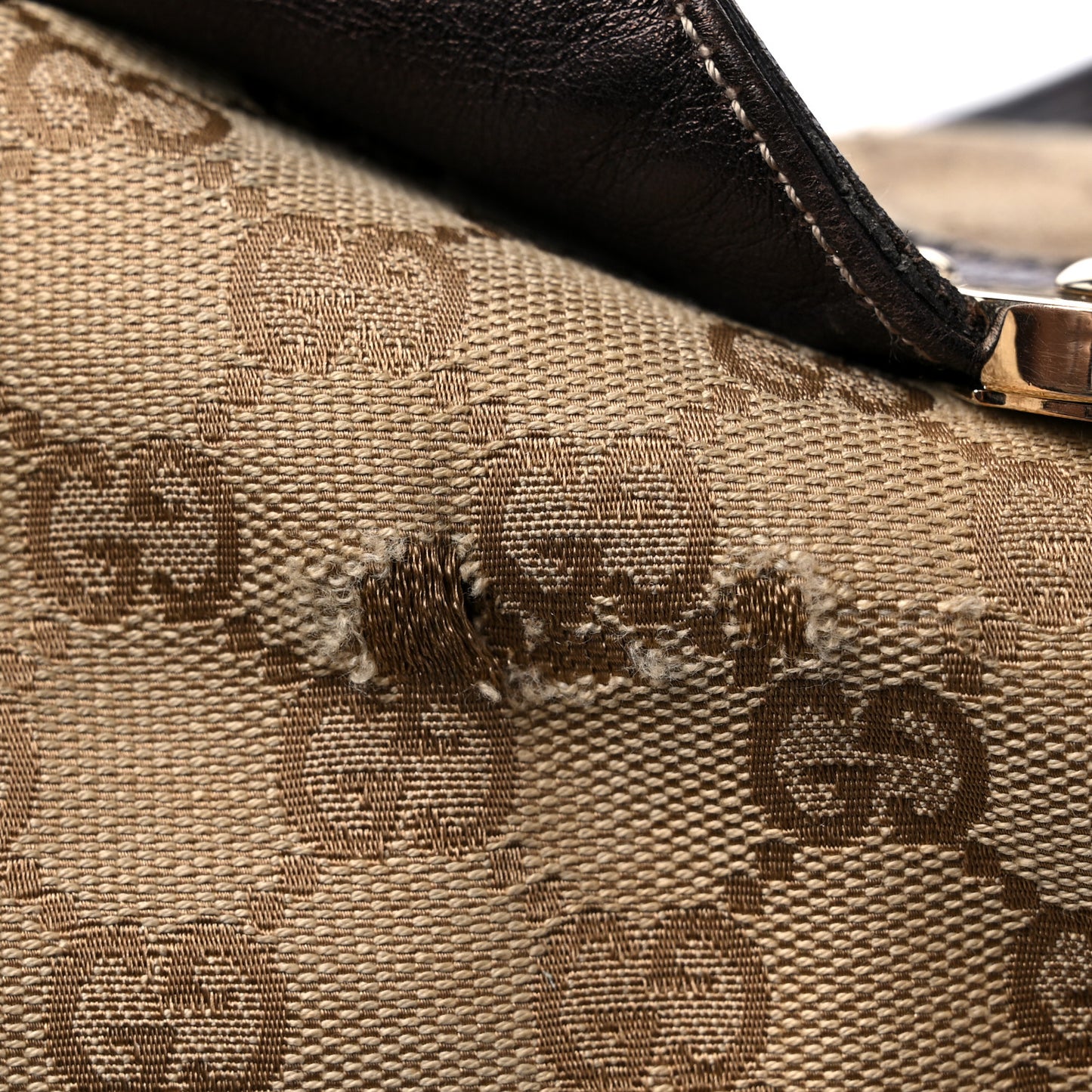 Monogram Mink Indy Small Top Handle Bag Metallic