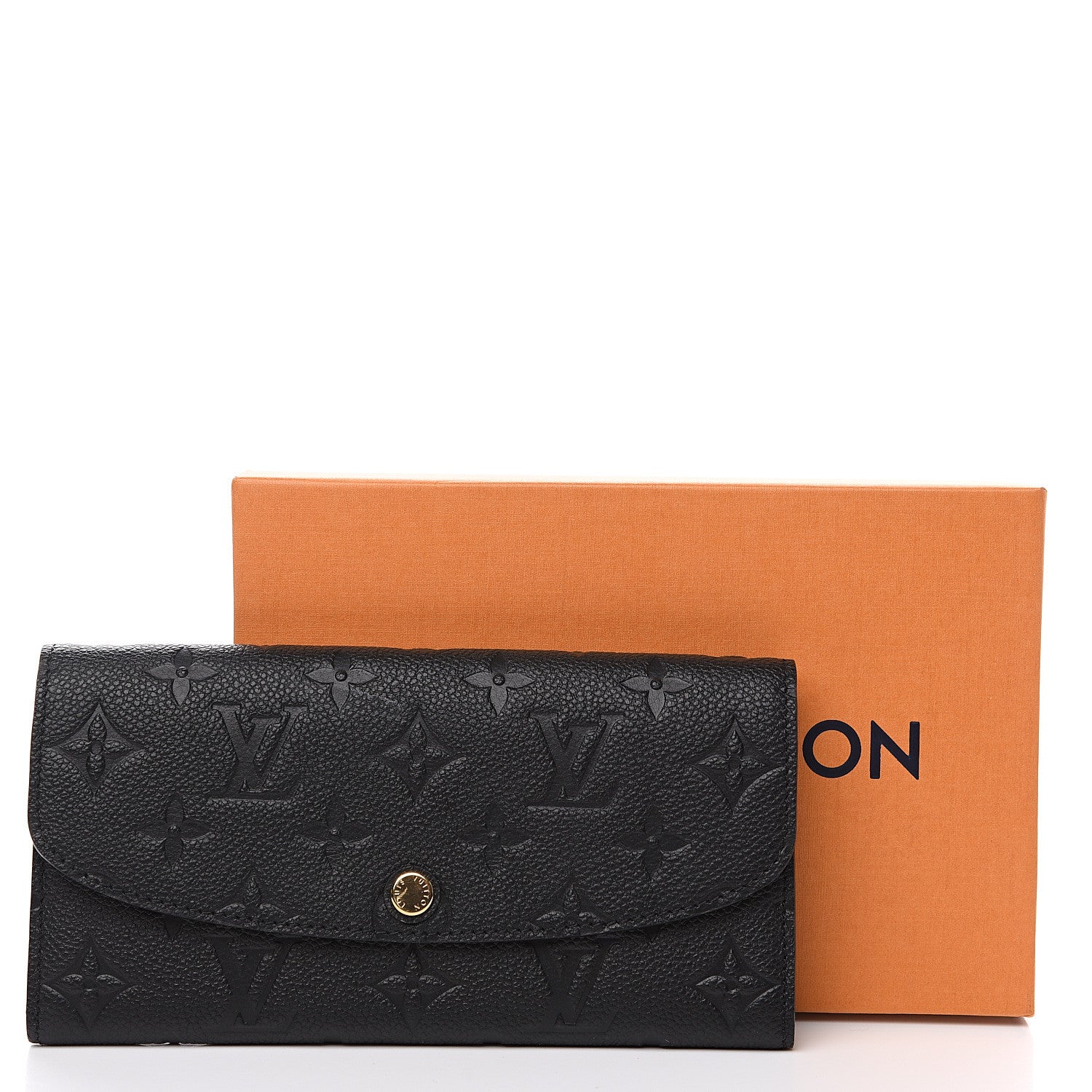 Louis Vuitton Empreinte Emilie Wallet Black Dune 7 of 7