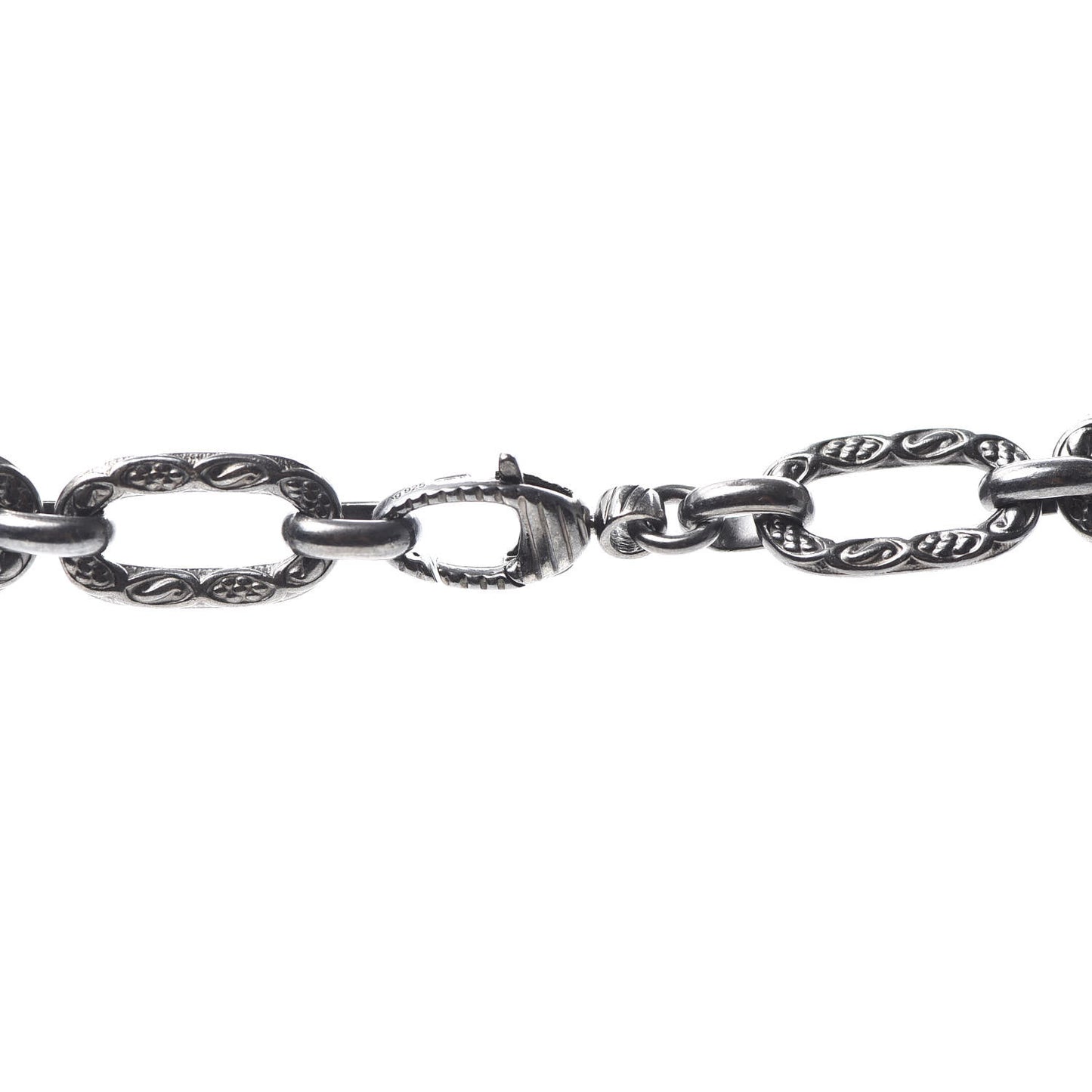 Sterling Silver Large Interlocking G Pendant Necklace