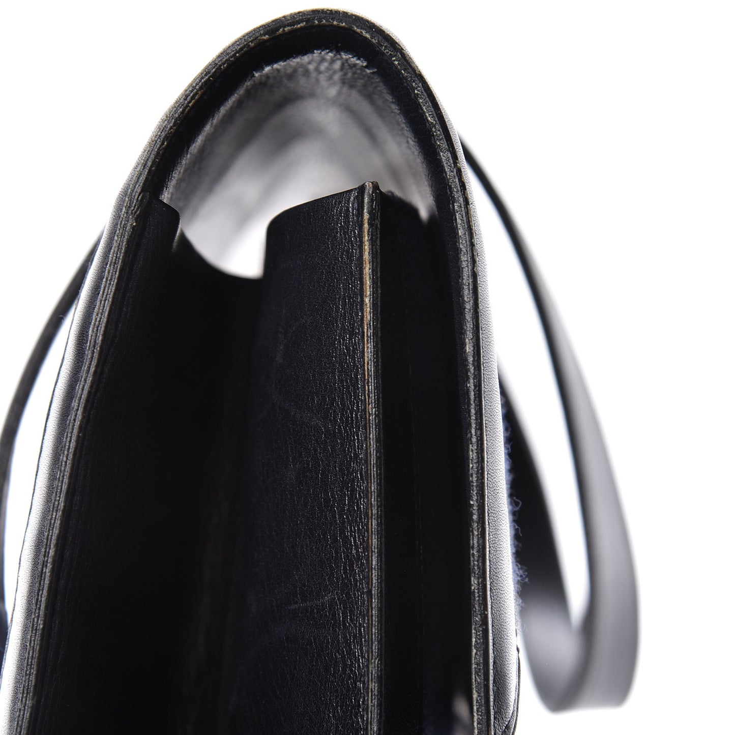 Lambskin Jersey Quilted Shoulder Bag Navy