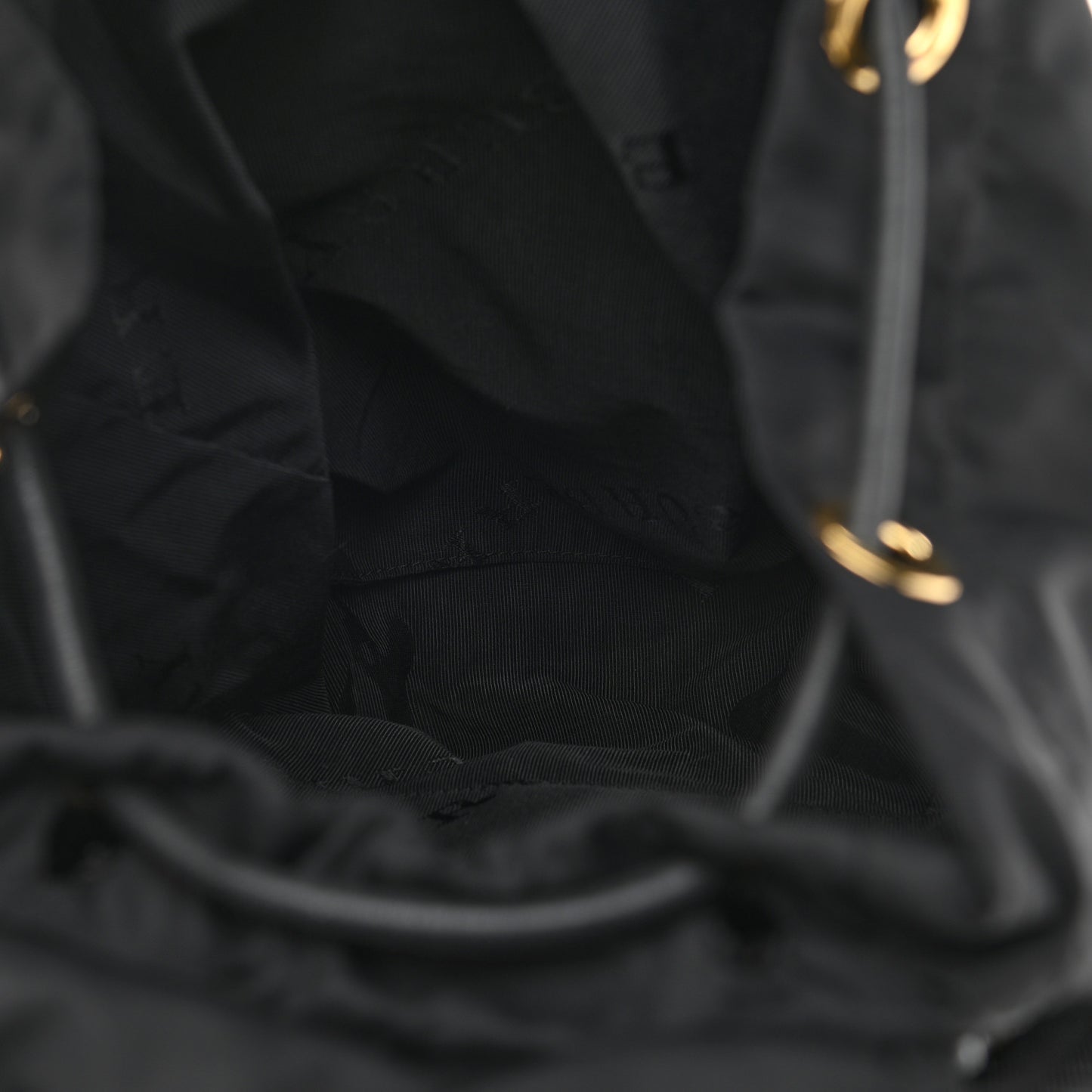Nylon Medium Rucksack Backpack Black