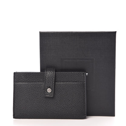 Saint Laurent Grained Calfskin Sac De Jour Card Case Black 6 of 6