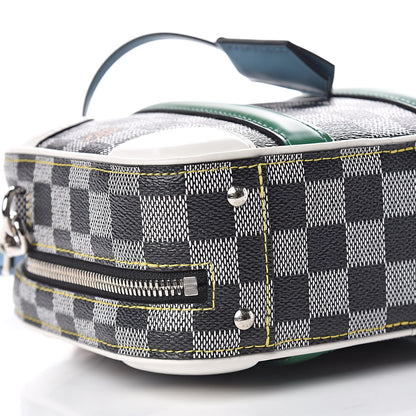 Louis Vuitton Damier Valisette BB Black White 7 of 10