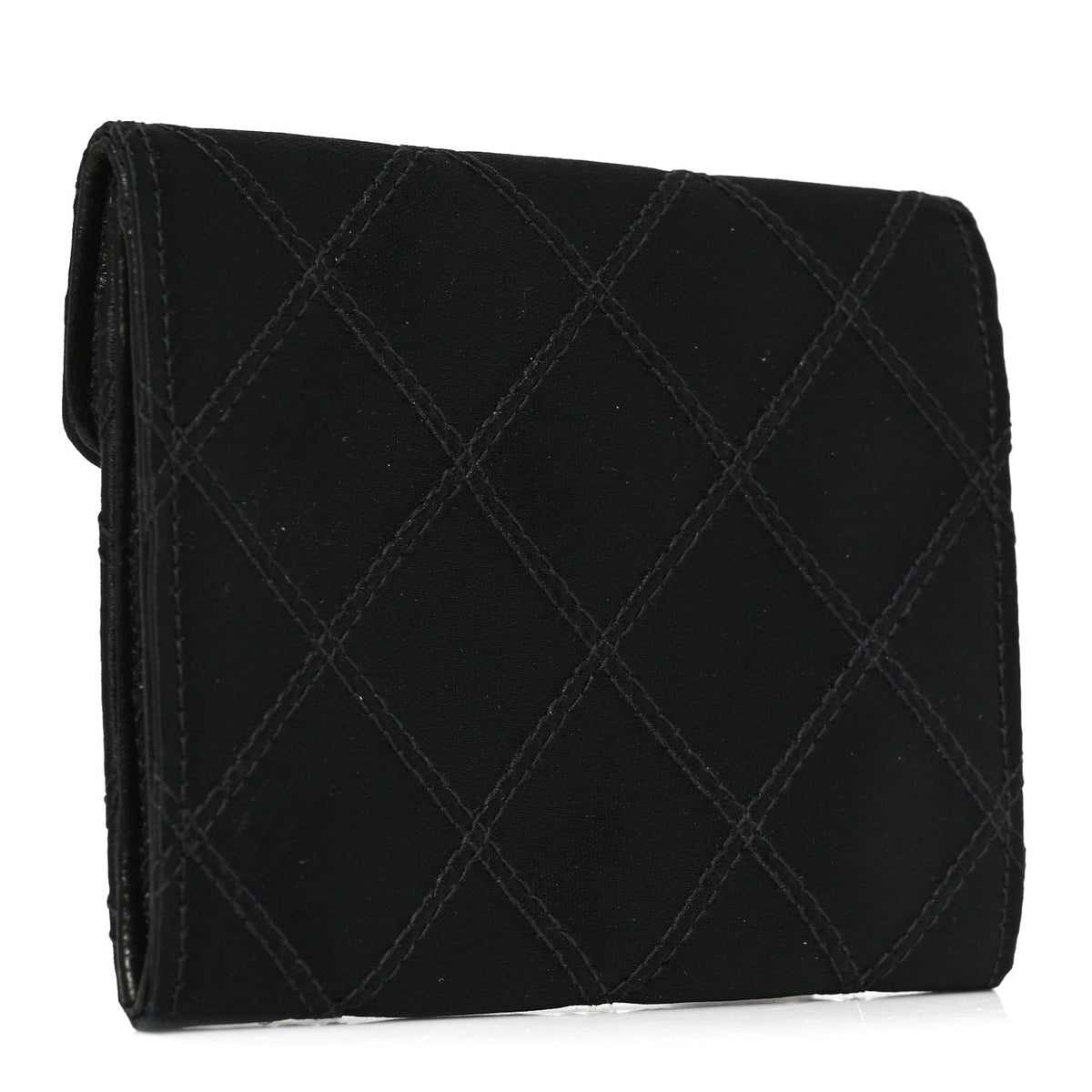 Caviar Envelope Card Holder Wallet Black