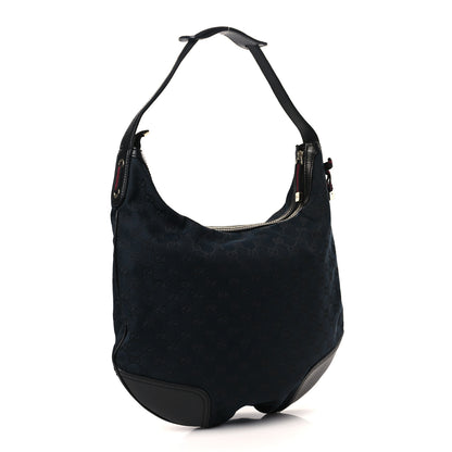 Gucci Monogram Large Princy Hobo Black 3 of 9