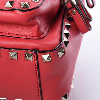 Valentino Garavani Calfskin Mini Rockstud Backpack Deep Fuxia 12 of 15