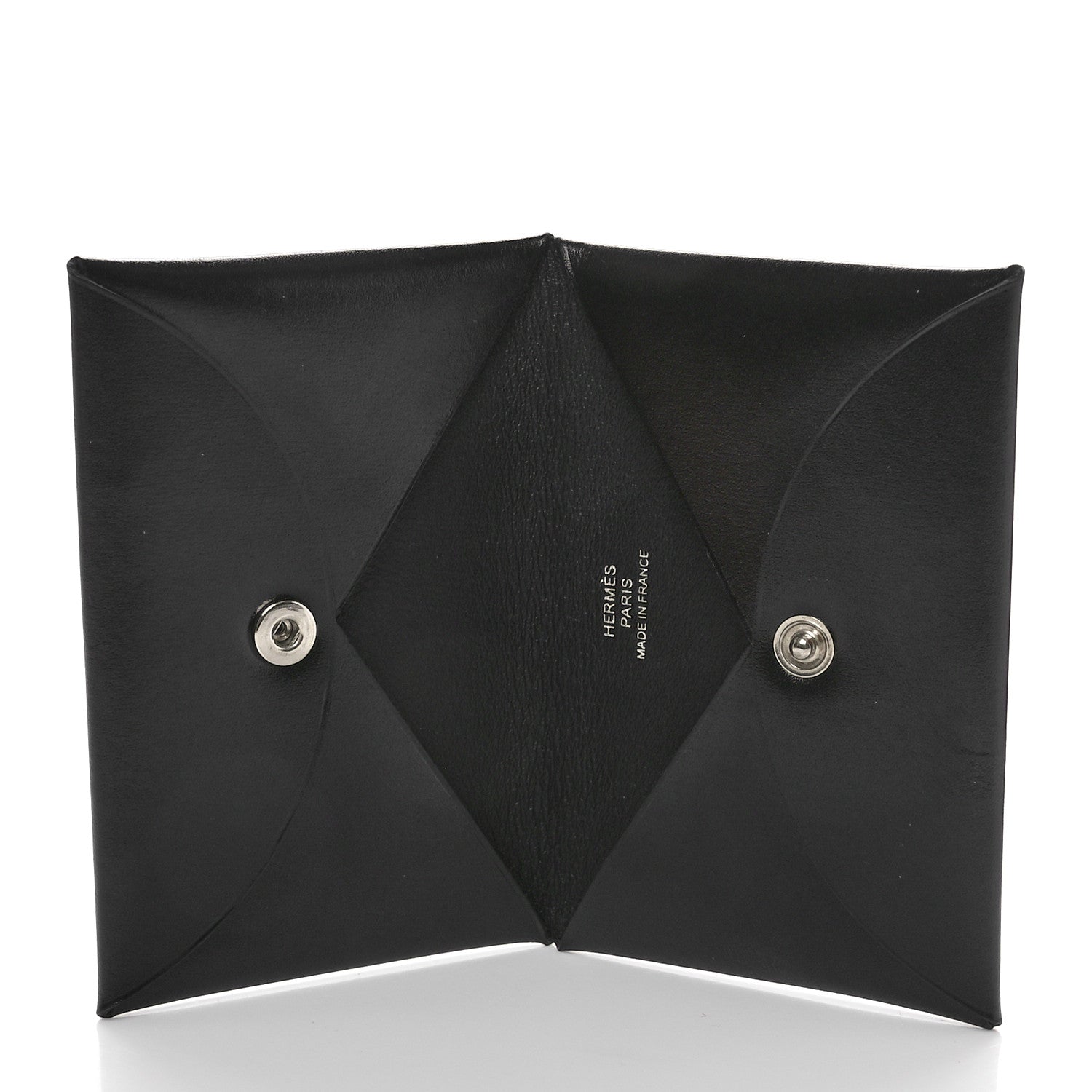 Hermes Box Calvi Card Case Black 7 of 8