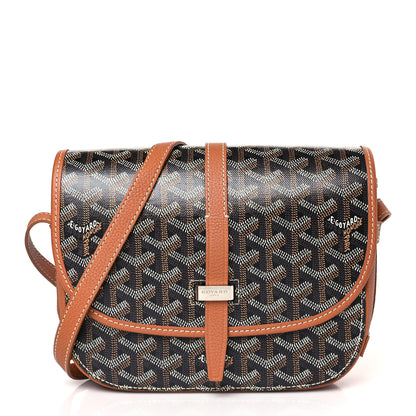 Goyard Goyardine Belvedere II PM Messenger Bag Black Gold 1 of 8