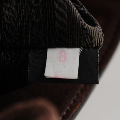 Prada Cervo Antik Flat Messenger Bag Brown 5 of 9