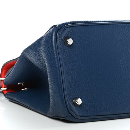 Christian Dior Bullcalf Medium Be Dior Flap Mineral Blue 10 of 11