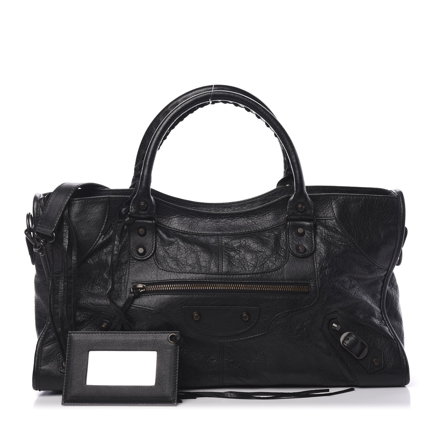 Balenciaga Agneau Classic Hardware Part Time Black 1 of 9