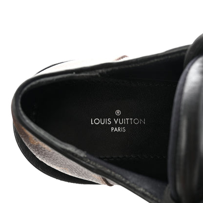 Louis Vuitton Monogram Calfskin Beaubourg Platform Derby Shoes 37.5 Brown 8 of 10