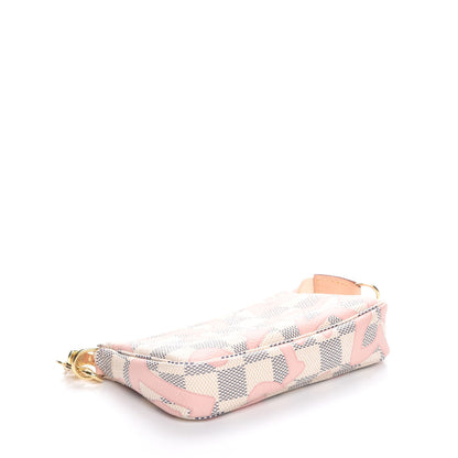 Louis Vuitton Damier Azur Tahitienne Mini Pochette Accessories 4 of 8