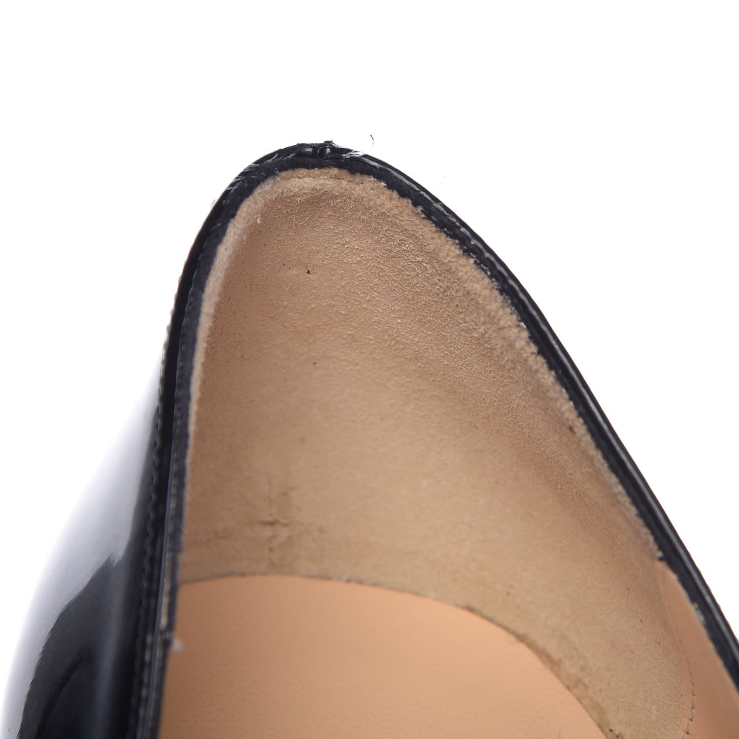 Christian Louboutin Patent Lady Peep 150 Pumps 40.5 Black 12 of 13