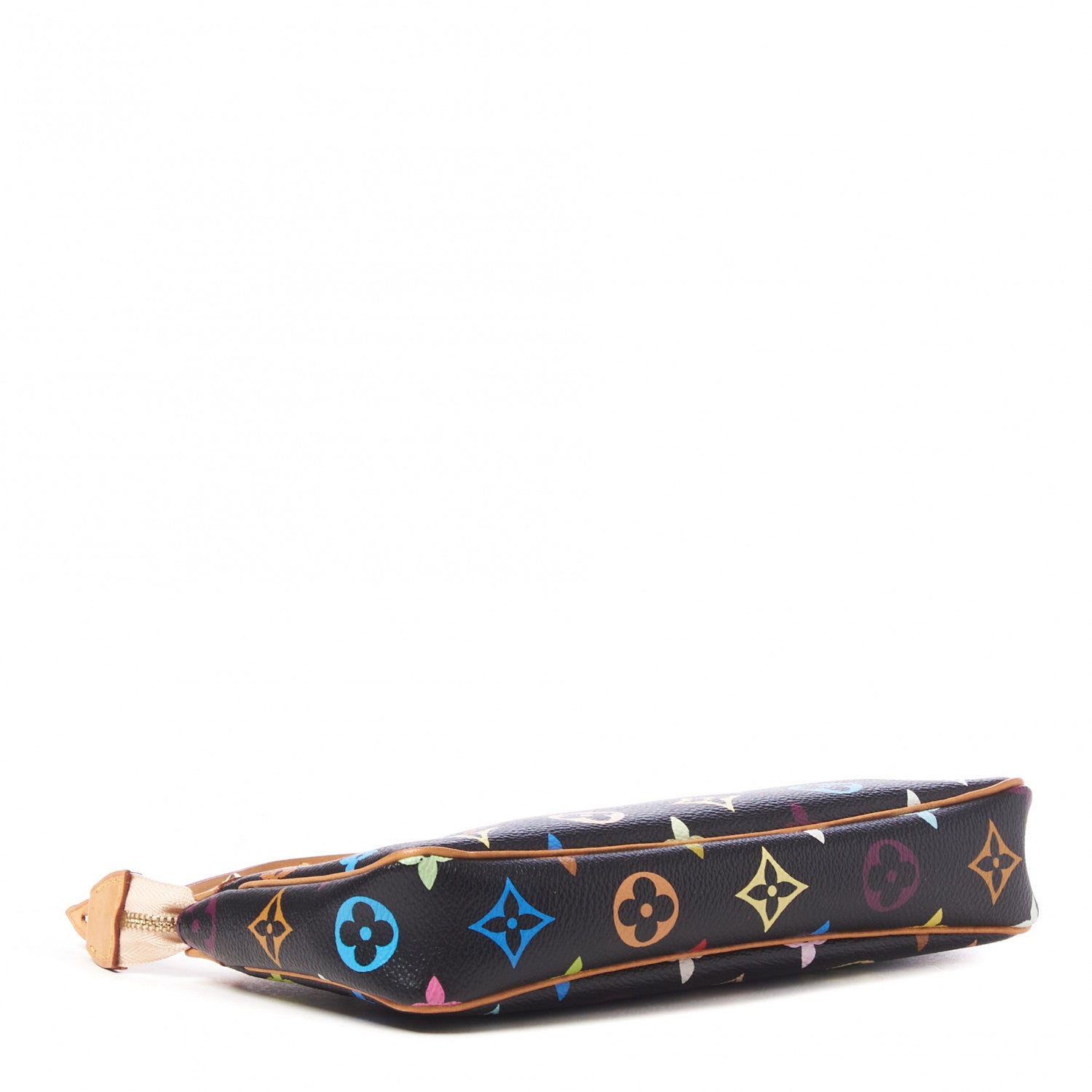 Louis Vuitton Monogram Multicolor Pochette Accessories Black 3 of 8