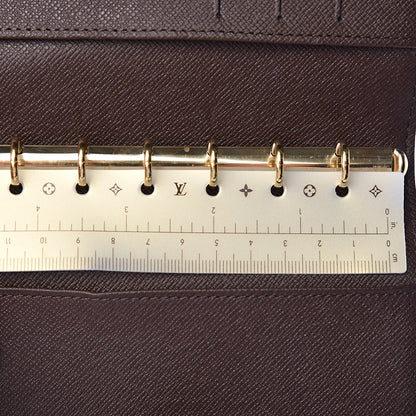 Louis Vuitton Damier Ebene Small Ring Agenda Cover 9 of 10