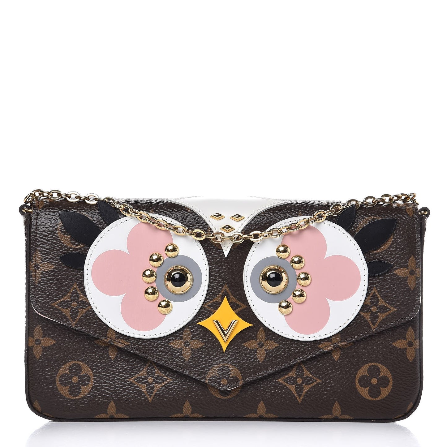 Monogram Lovely Birds Pochette Felicie Chain Wallet