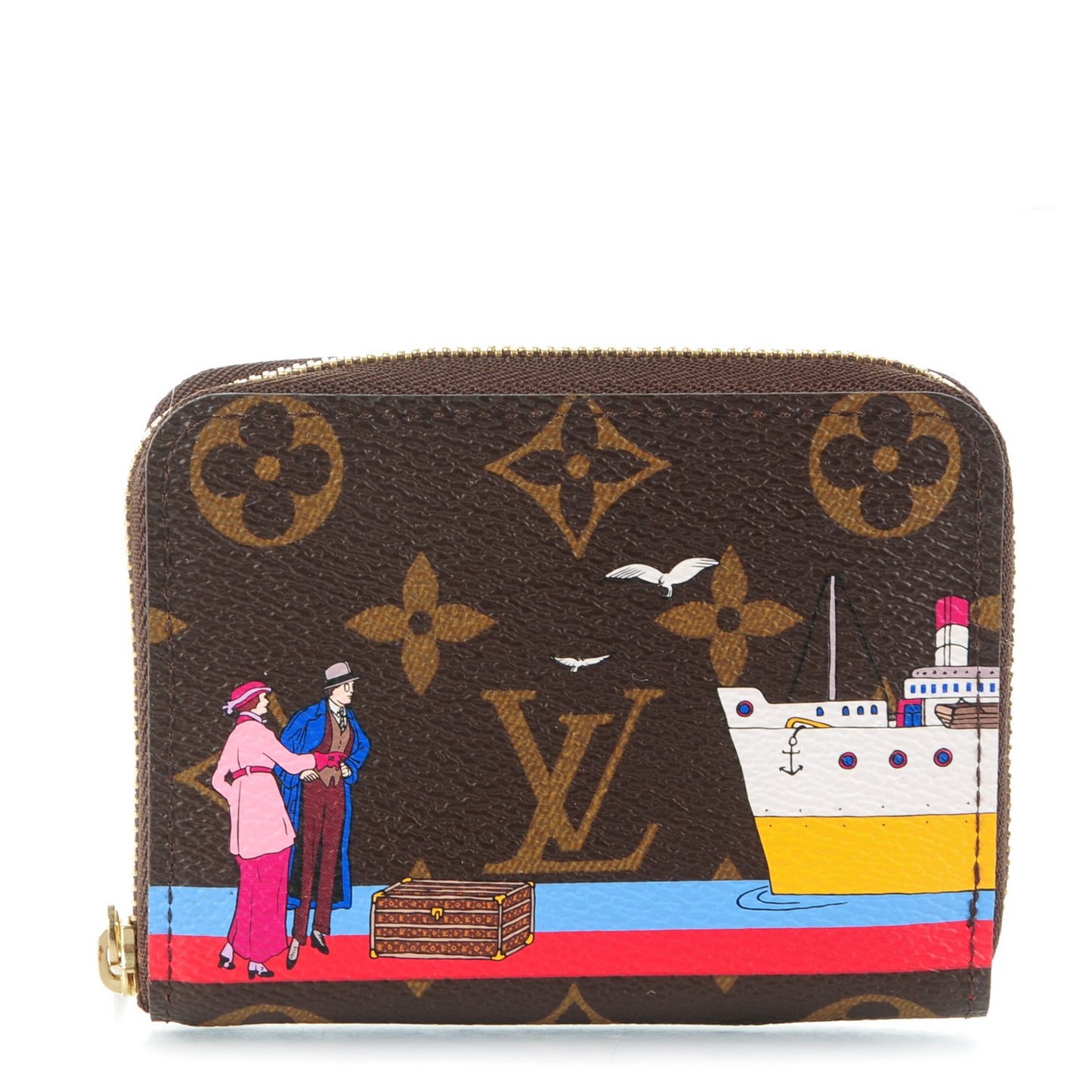 Monogram 2016 Christmas Animation Zippy Coin Purse