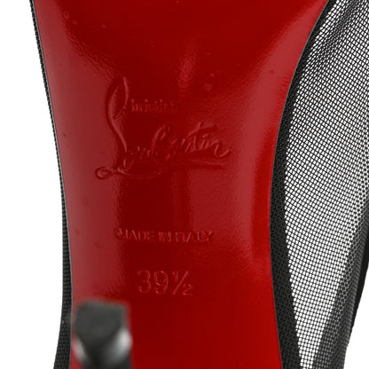 Christian Louboutin Veau Velours Rete Galativi 100 Pumps 39.5 Black 8 of 8