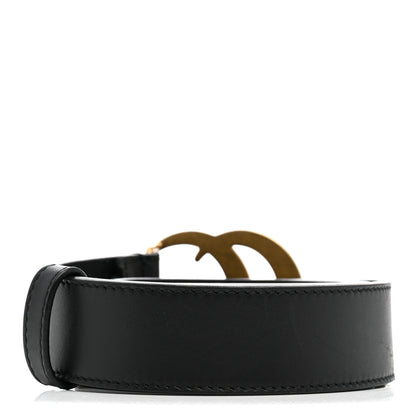 Gucci Calfskin Double G 30mm Belt 85 34 Black 2 of 5