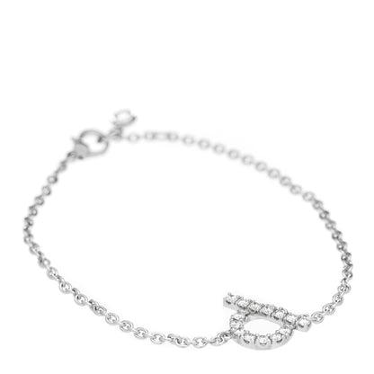 Hermes 18K White Gold Diamond Finesse Bracelet ST 1 of 5