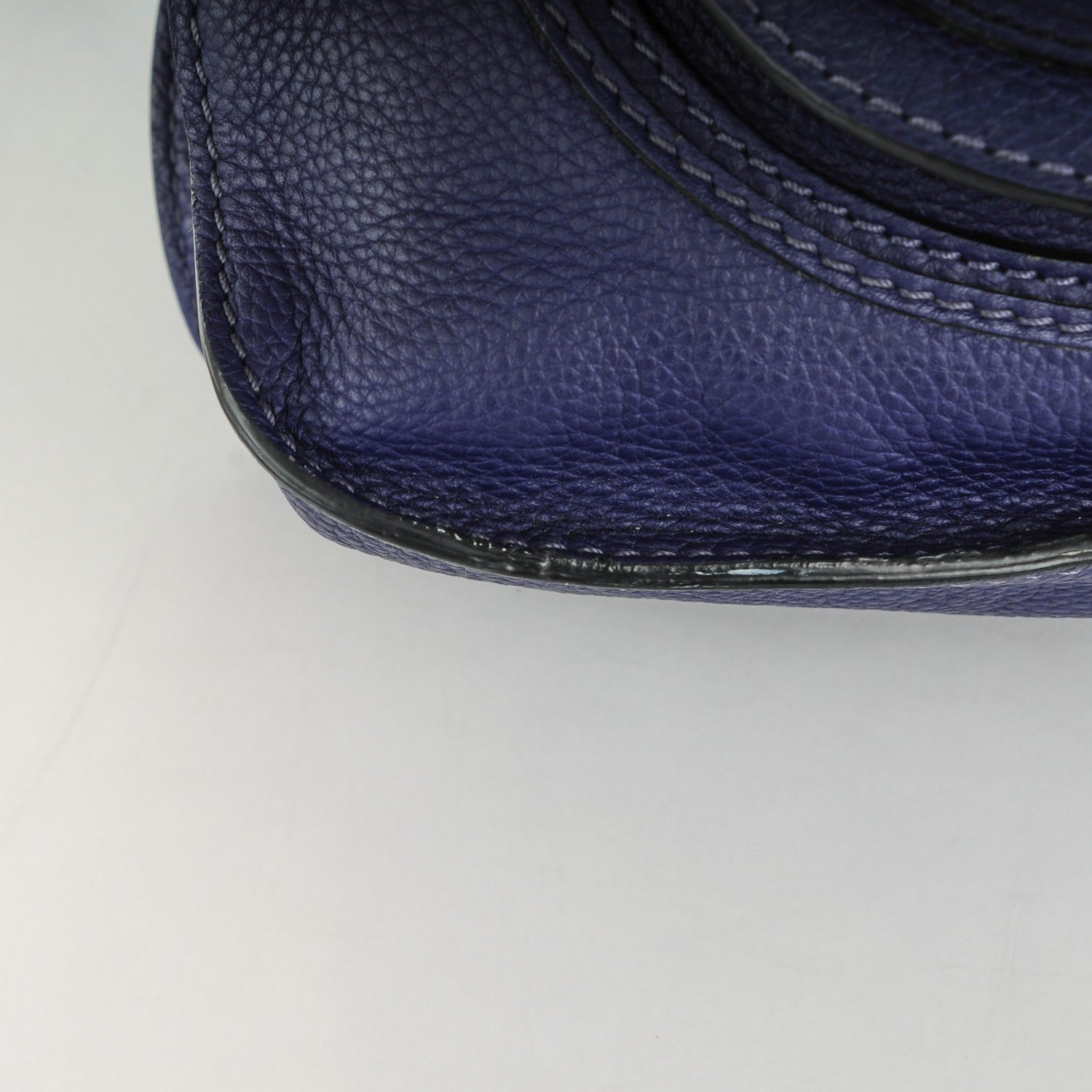 Chloe Calfskin Medium Marcie Satchel Storm Blue 6 of 14