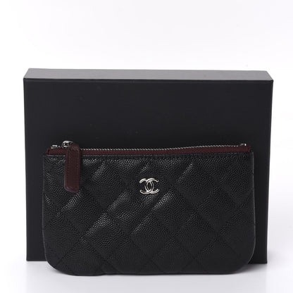 Chanel Caviar Quilted Small Cosmetic Case Black 8 of 8