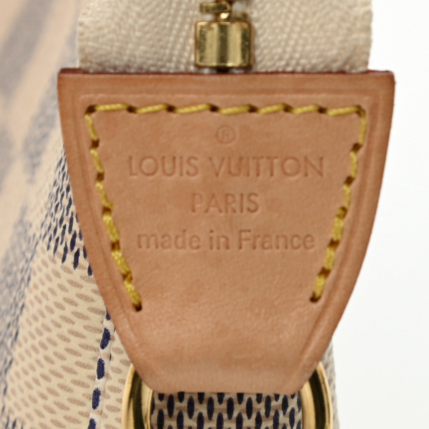 Louis Vuitton Damier Azur Mini Pochette Accessories 6 of 7