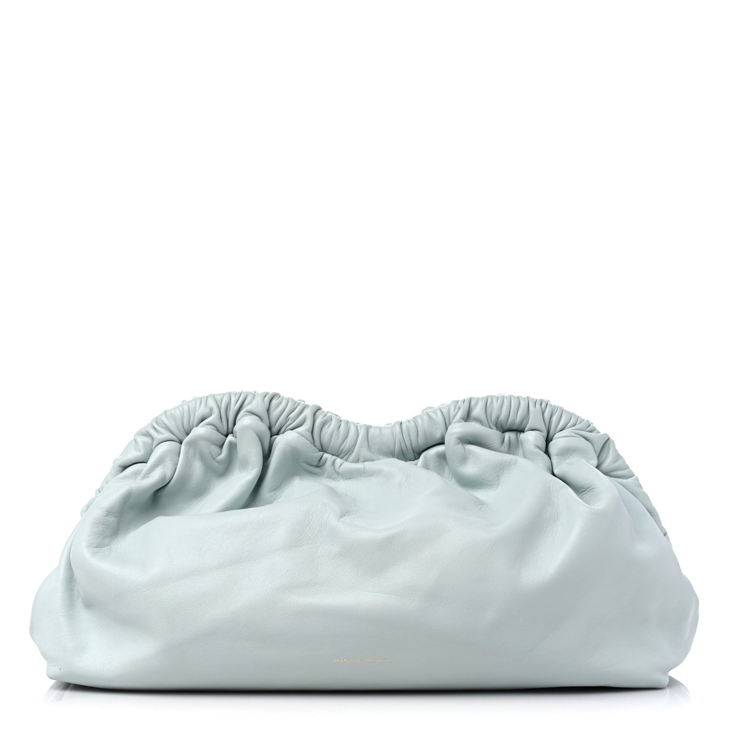 Lambskin Cloud Clutch Seafoam